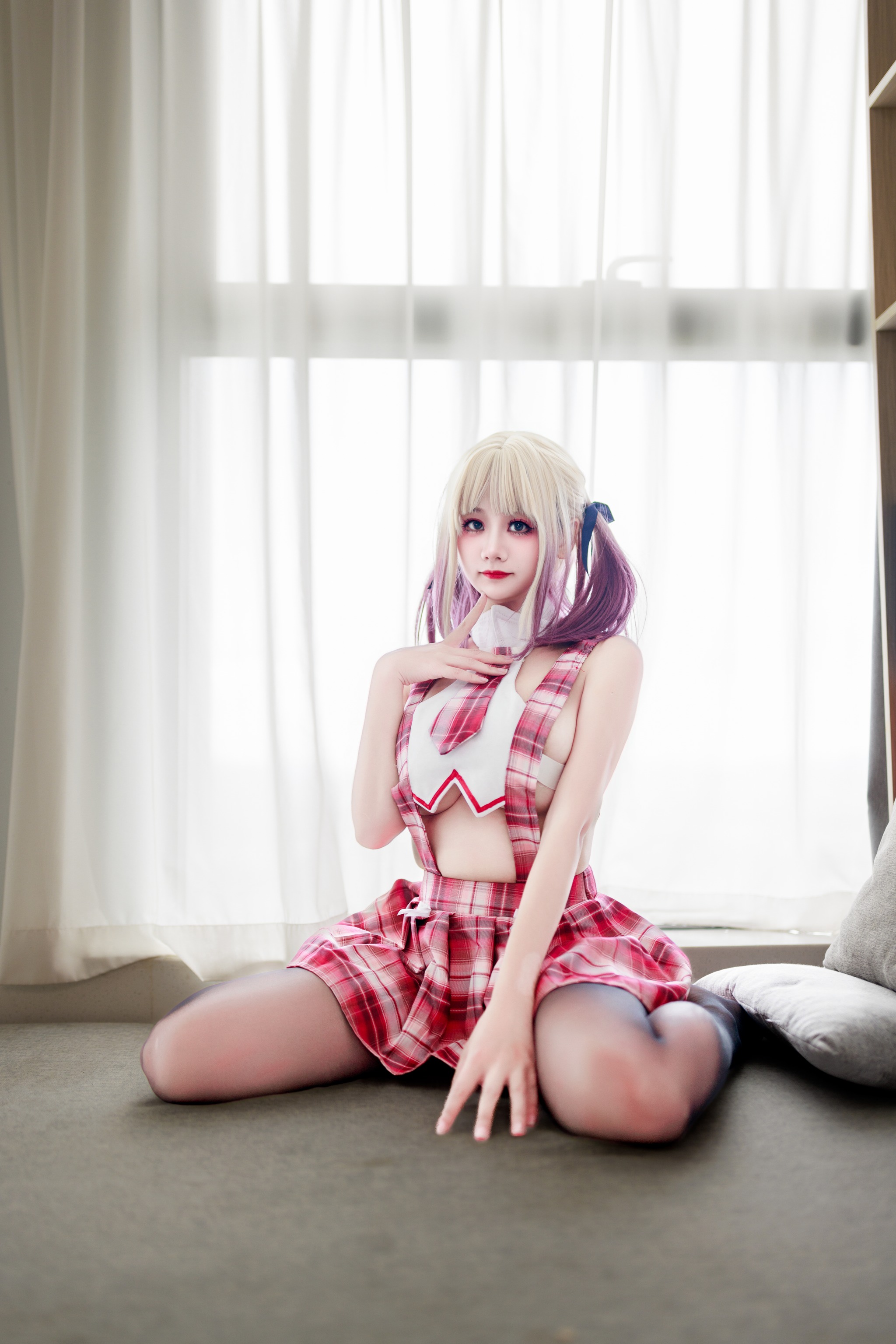 阿雪雪 - NO.058 吊带JK[72P]-XikXak